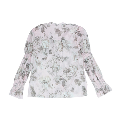 Pink Floral Button Down