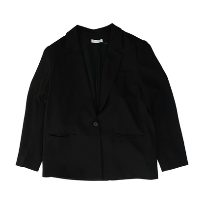 Black Solid Blazer