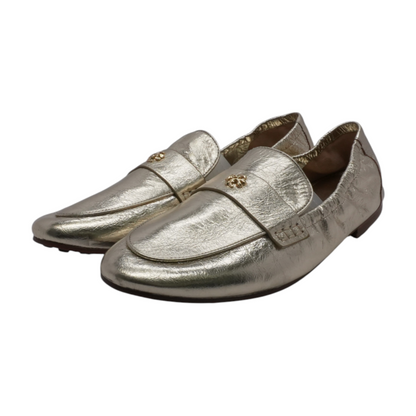 Gold Slip-On Flats