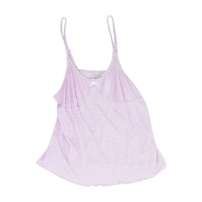 Pink Solid Sleeveless Blouse