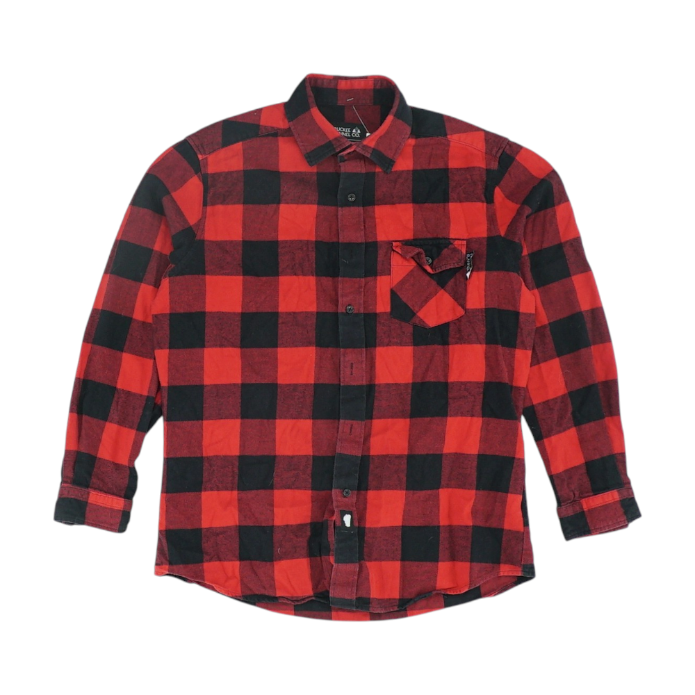 Red Check Flannel Button Down