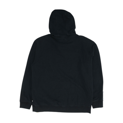 Black Solid Hoodie Pullover