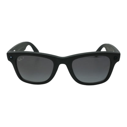 Black Wayfarer Smart Glasses