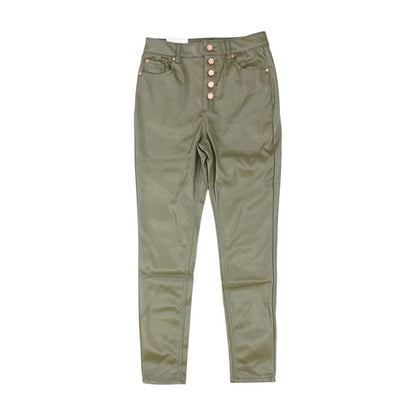 Olive Solid Pants