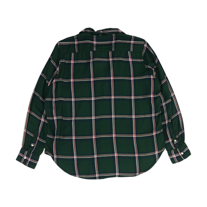Green Plaid Button Down