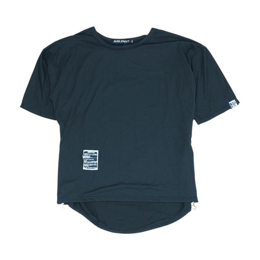 Black Solid Crewneck T-Shirt