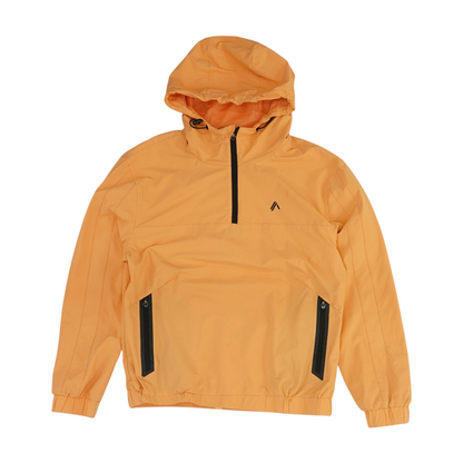 Orange Solid 1/4 Zip Pullover