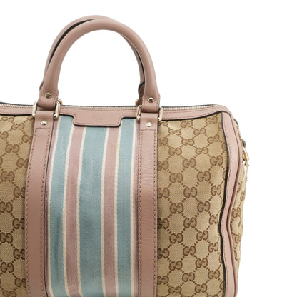 GG Canvas Boston Bag