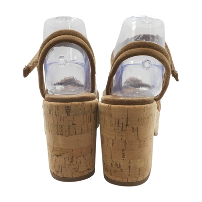 Brown Heeled Sandals