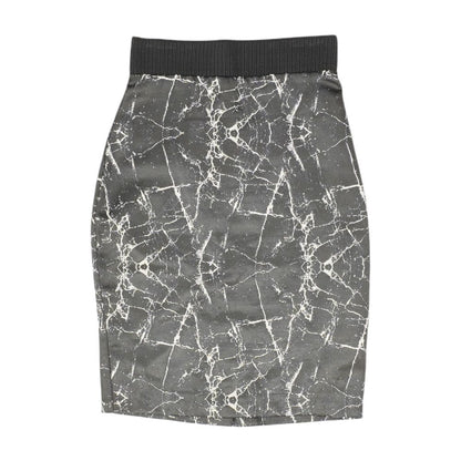Black Misc Midi Skirt
