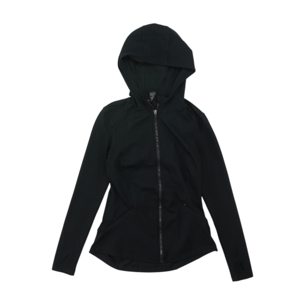 Black Solid Active Jacket