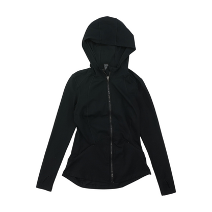 Black Solid Active Jacket