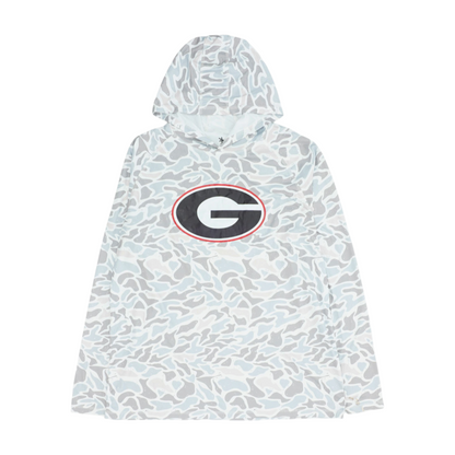 Arena Graffiti Gray Georgia Bulldogs Camo Active T-Shirt – Image 1