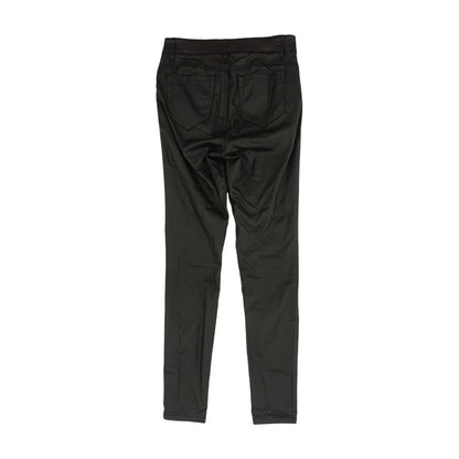 Black Solid Pants