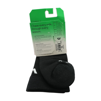 Black Solid Socks