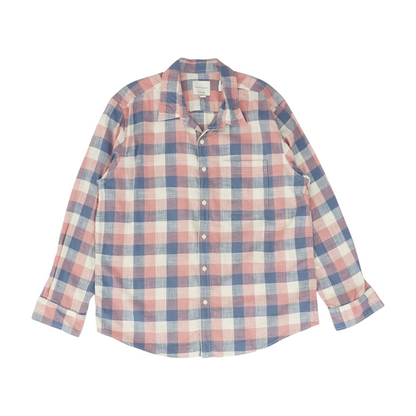Multi Check Long Sleeve Button Down