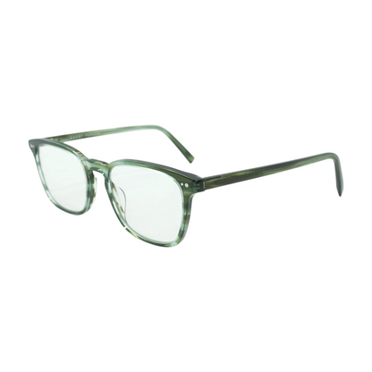 Green Elias M Square Prescription Eyewear
