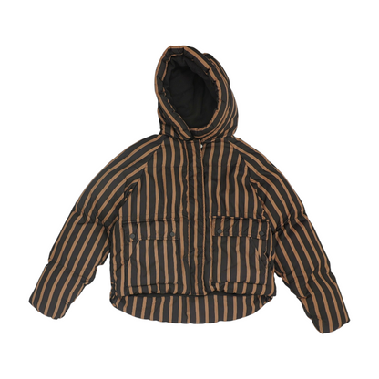 Brown Striped Jacket