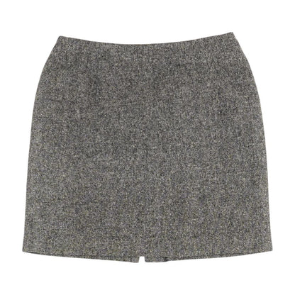 Gray Misc Mini Skirt