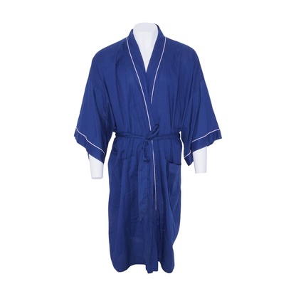 Vintage Blue Solid Robe