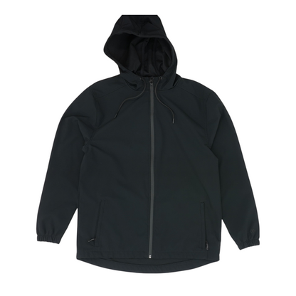 Black Solid Active Jacket