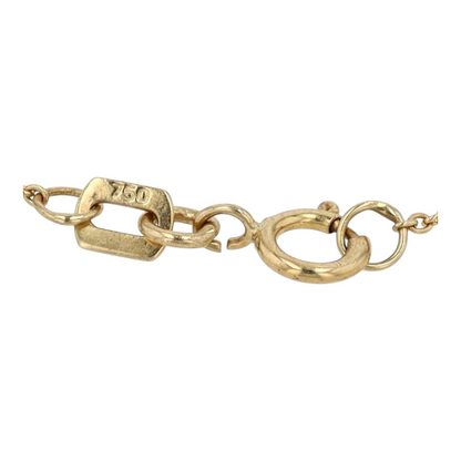 18K Two-Tone Gold Chain Bracelet