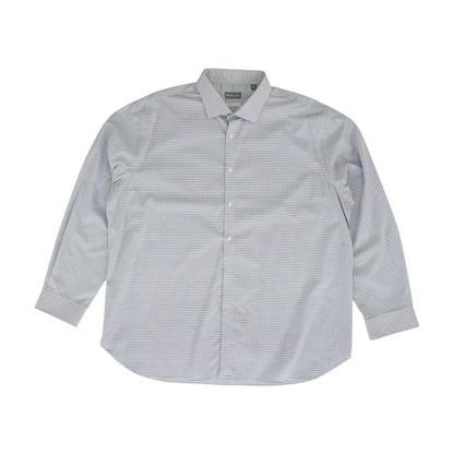 Blue Plaid Long Sleeve Button Down
