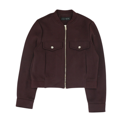 Burgundy Solid Jacket