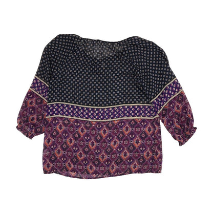 Multi Floral 3/4 Sleeve Blouse