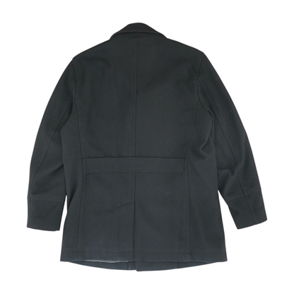 Black Tall Solid Coat