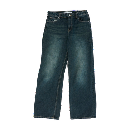 Blue Wide Leg Jeans