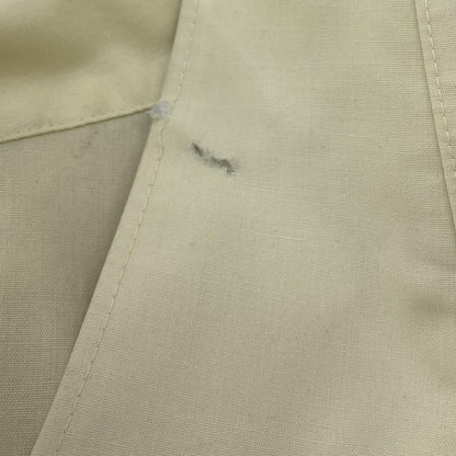 Vintage Yellow Solid Short Sleeve Button Down