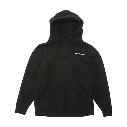 Black Solid Hoodie Pullover