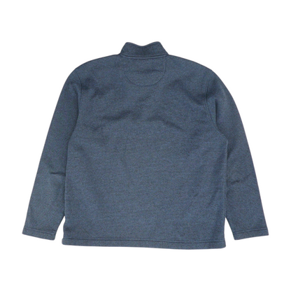 Navy Solid 1/4 Zip Pullover