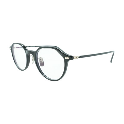 Black BFH-07 Round Prescription Eyewear