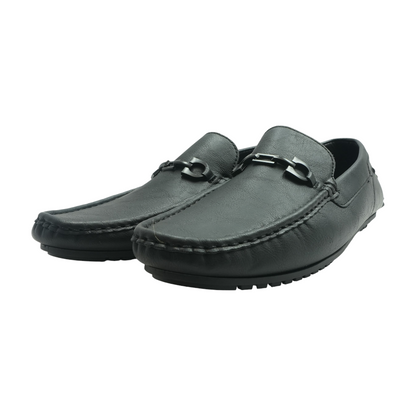 Black Slip-On Dress Shoes