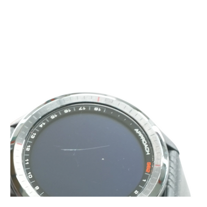 33mm Approach S62 Black Smartwatch Black Band Small