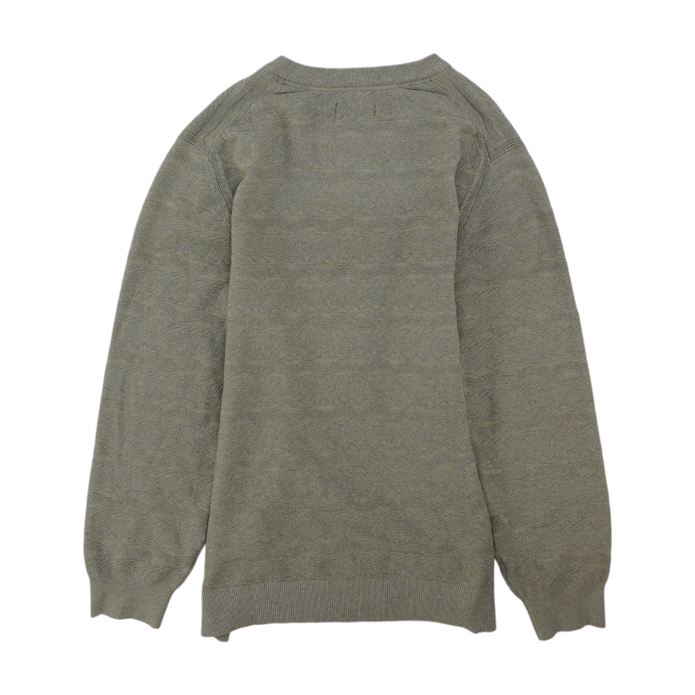 Gray Solid Pullover Sweater