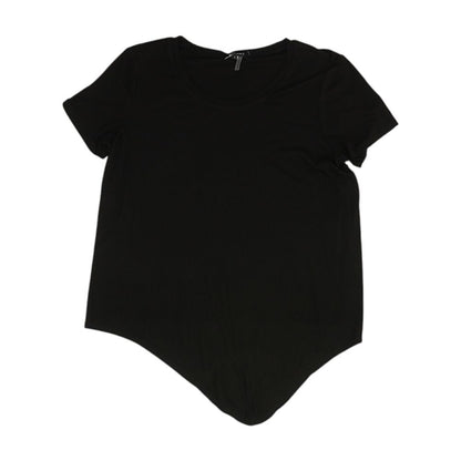 Black Crewneck Knit Top