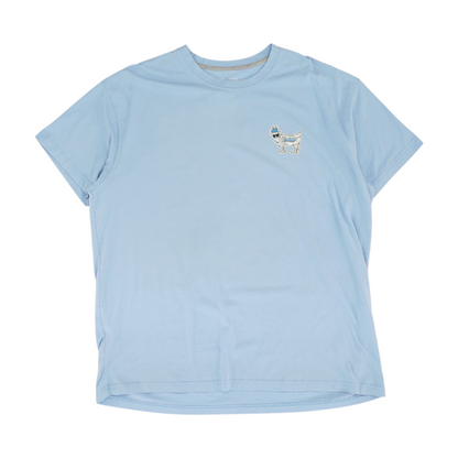 Blue Solid T-Shirt
