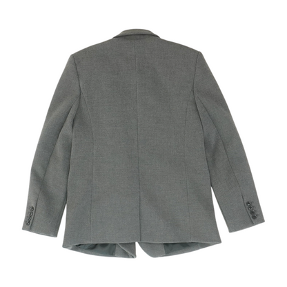 Gray Solid Blazer