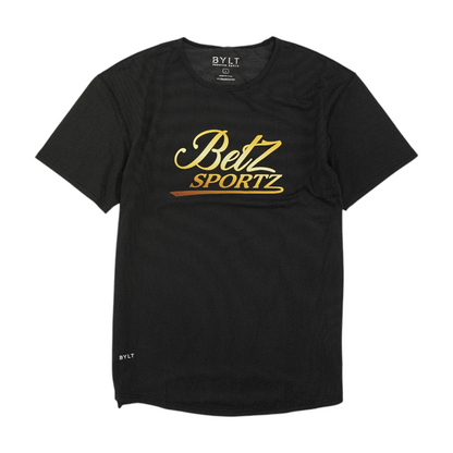 Black Print Active T-Shirt
