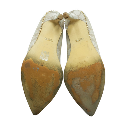 Beige Stiletto Heels