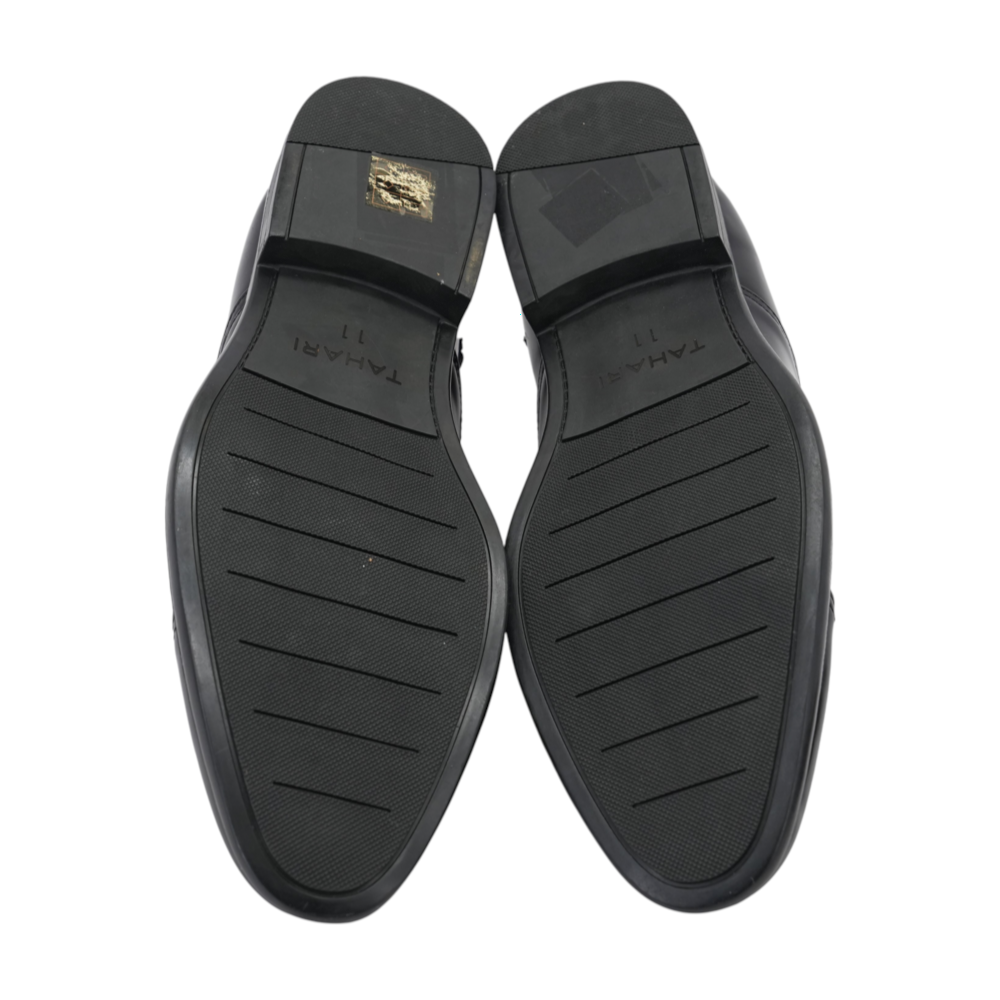 Black Lace-Up Dress Shoes