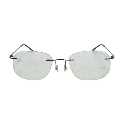 Gunmetal Oval Prescription Eyewear