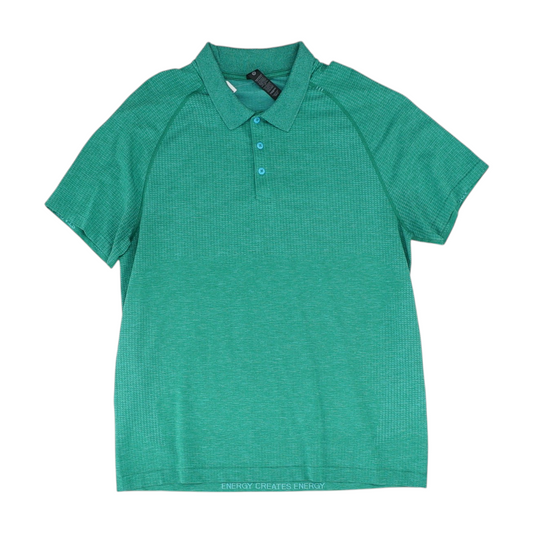 Green Polka Dot Short Sleeve Polo