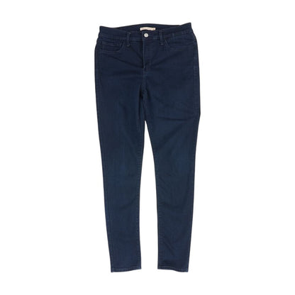 Blue High Rise Skinny Leg Jeans