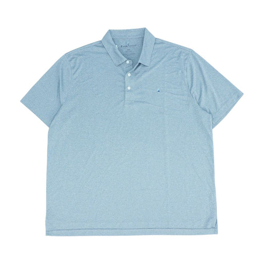 Gray Solid Short Sleeve Polo