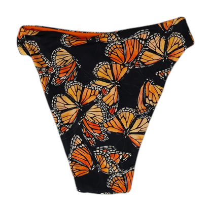 Black Print Swim Bottom
