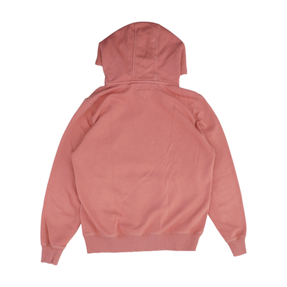 Pink Solid Hoodie Pullover